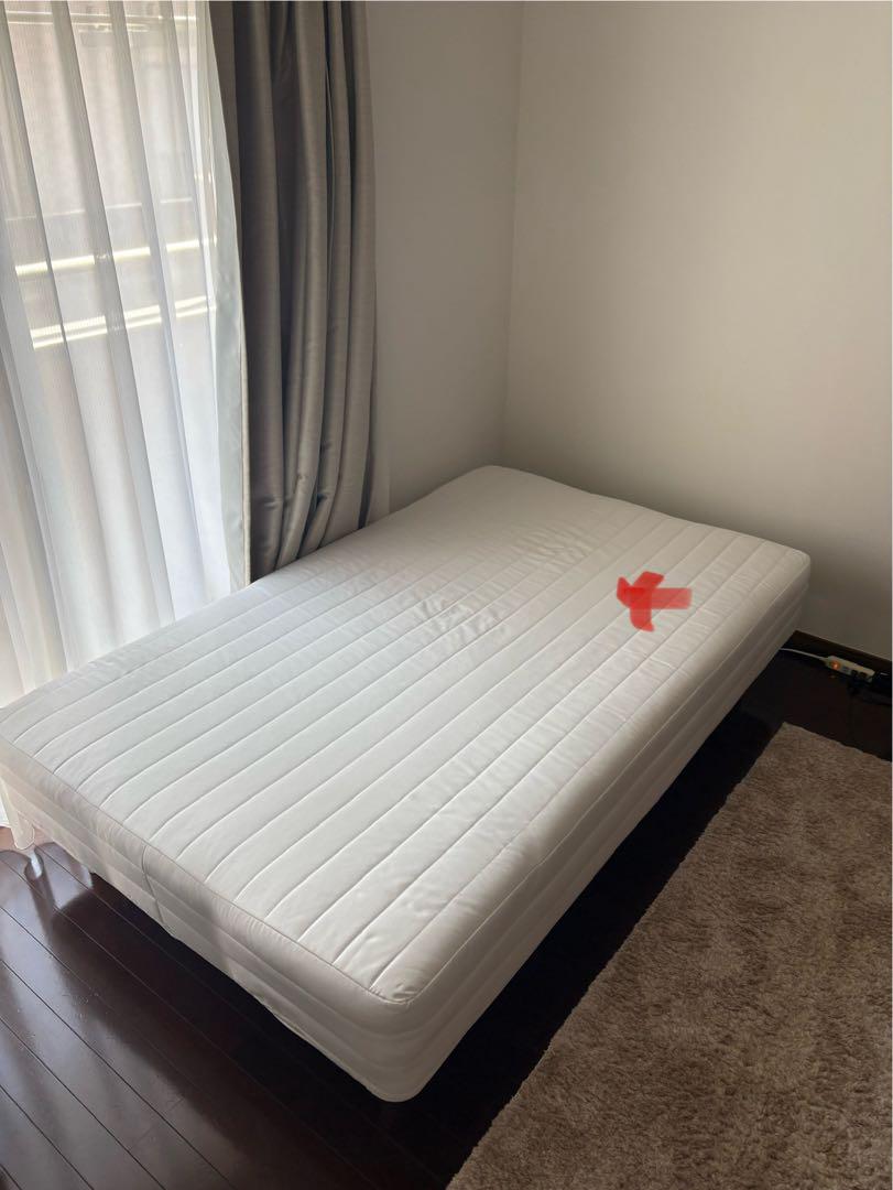 【中古品】 無印良品　セミダブルベッド