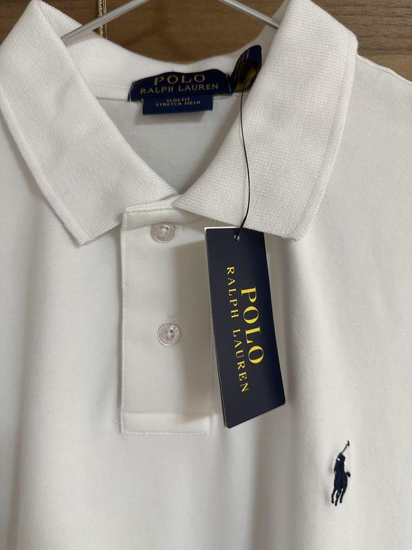 POLO RALPH LAUREN ホワイトポロシャツ Polo Ralph Lauren スリムフィット ポロシャツ 通販 - FARFETCH
