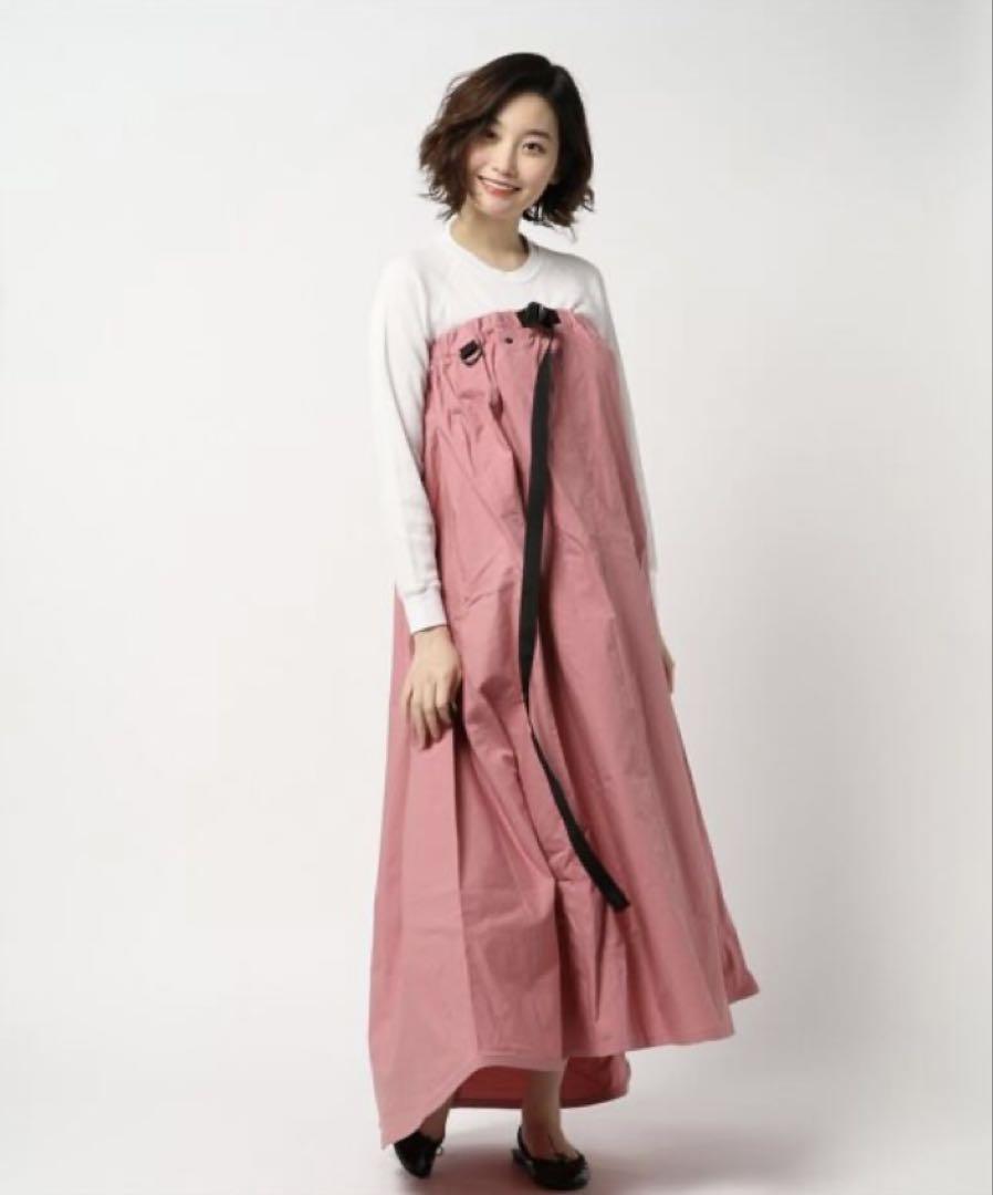 【美品】GRAMICCI×k3&co. チューブトップ ロングワンピース ピンク