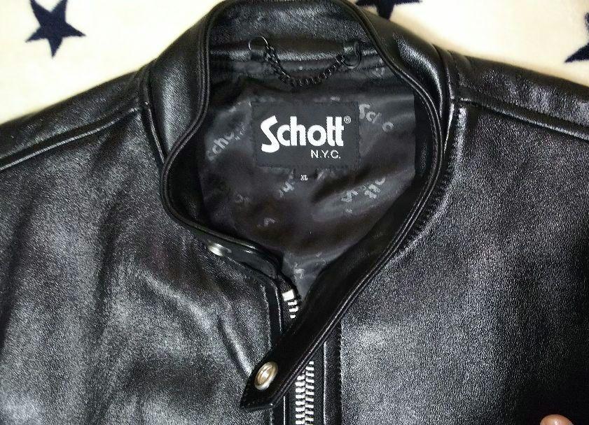 【未使用品】SchottショットシングルレザージャケットXL