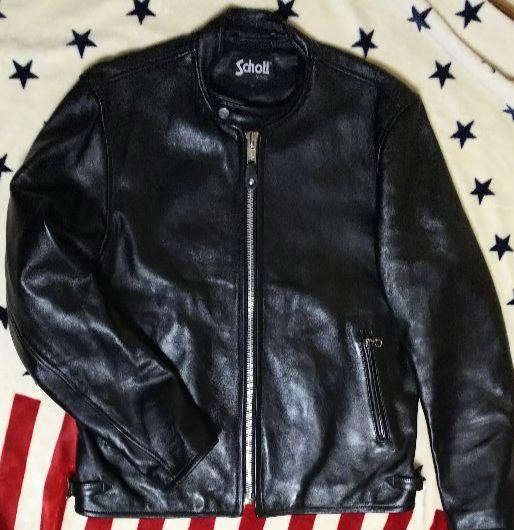 【未使用品】SchottショットシングルレザージャケットXL