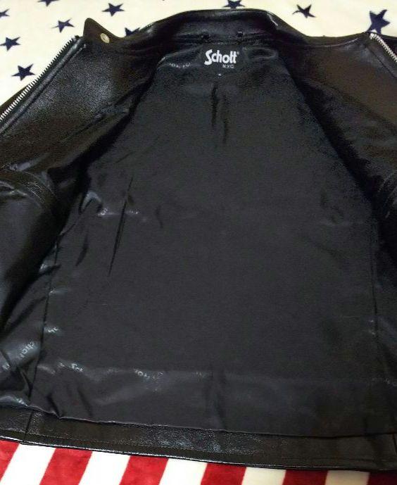 【未使用品】SchottショットシングルレザージャケットXL