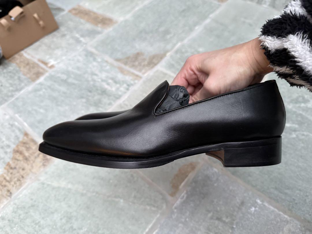 【新品・未使用】EPOCA UOMO ブラックレザー ローファー