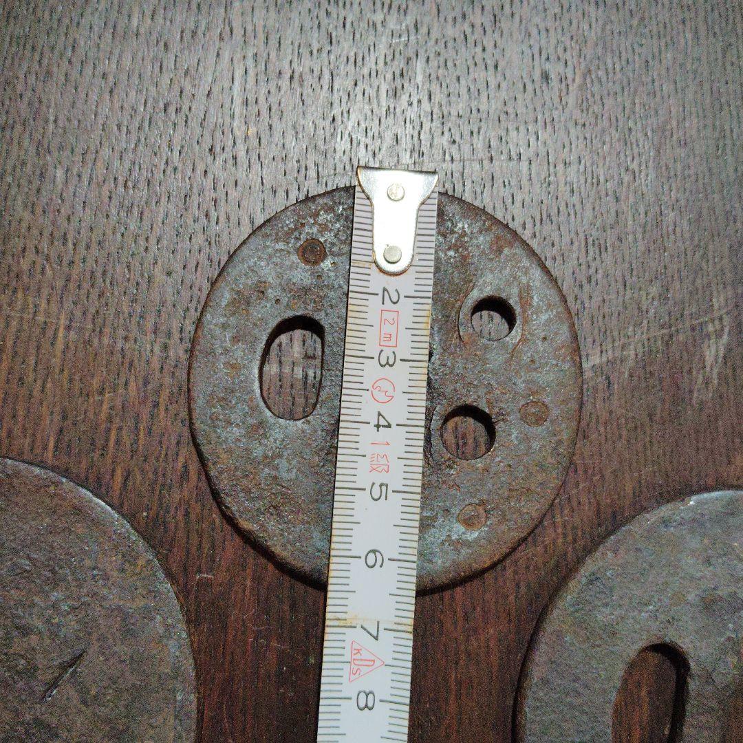 鉄製 鍔セット 異なるデザイン