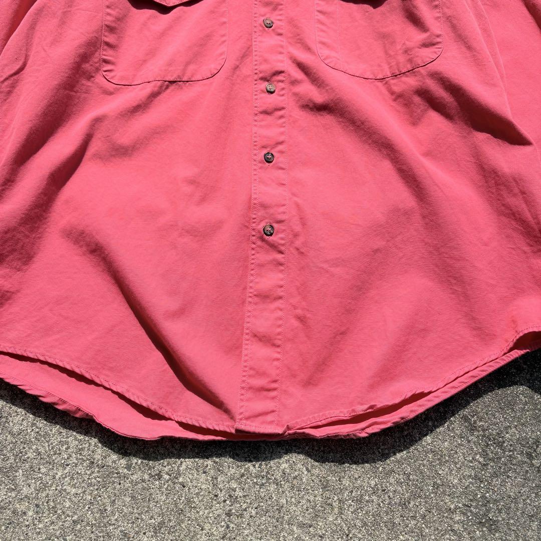 Patagonia 1990 マカオ製 コットン オーバーサイズシャツ XL