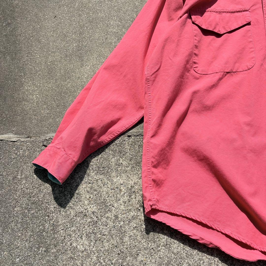 Patagonia 1990 マカオ製 コットン オーバーサイズシャツ XL