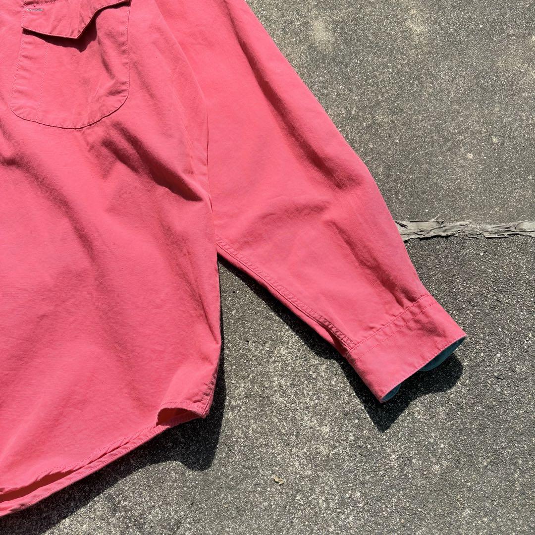 Patagonia 1990 マカオ製 コットン オーバーサイズシャツ XL