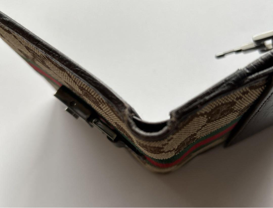 GUCCI 二つ折り財布 ジャッキー シェリーライン