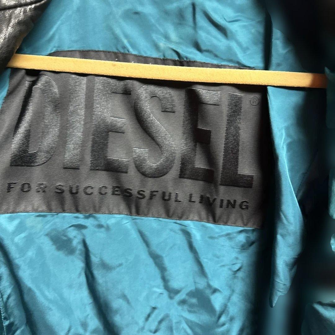 DIESEL 黒 ライダースジャケット DIESEL 黒 ライダースジャケット