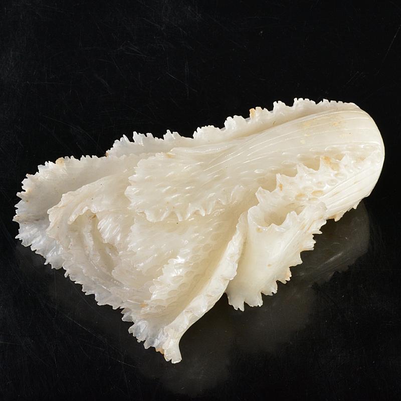 大発様専用　中国　玉石白玉彫刻　白菜　置物　V R4684