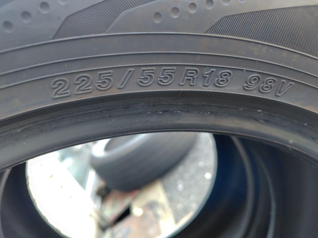 ちょびお、ヨコハマ、ブルーアースRV 225/55R18 2023年製