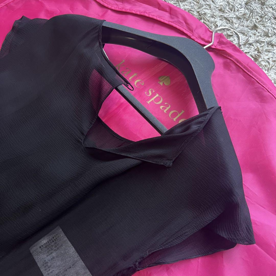 【美品】Christian Dior ドッキングワンピース ブラック 膝丈