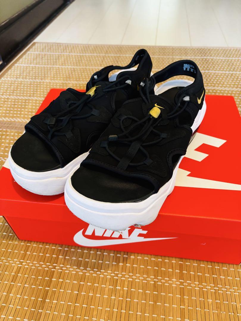 Nike スポーツサンダル 美品 ブラック/ホワイト/ゴールド