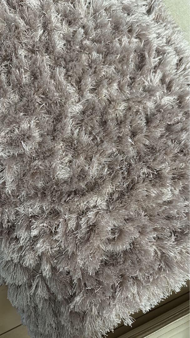 フランフラン　カステ　ラグ S 1400×1000 ピンクラメ