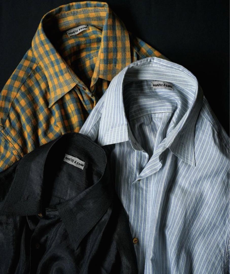 新品 MAATEE&SONS GUPTA KHADI COTTON CHECK 画像2