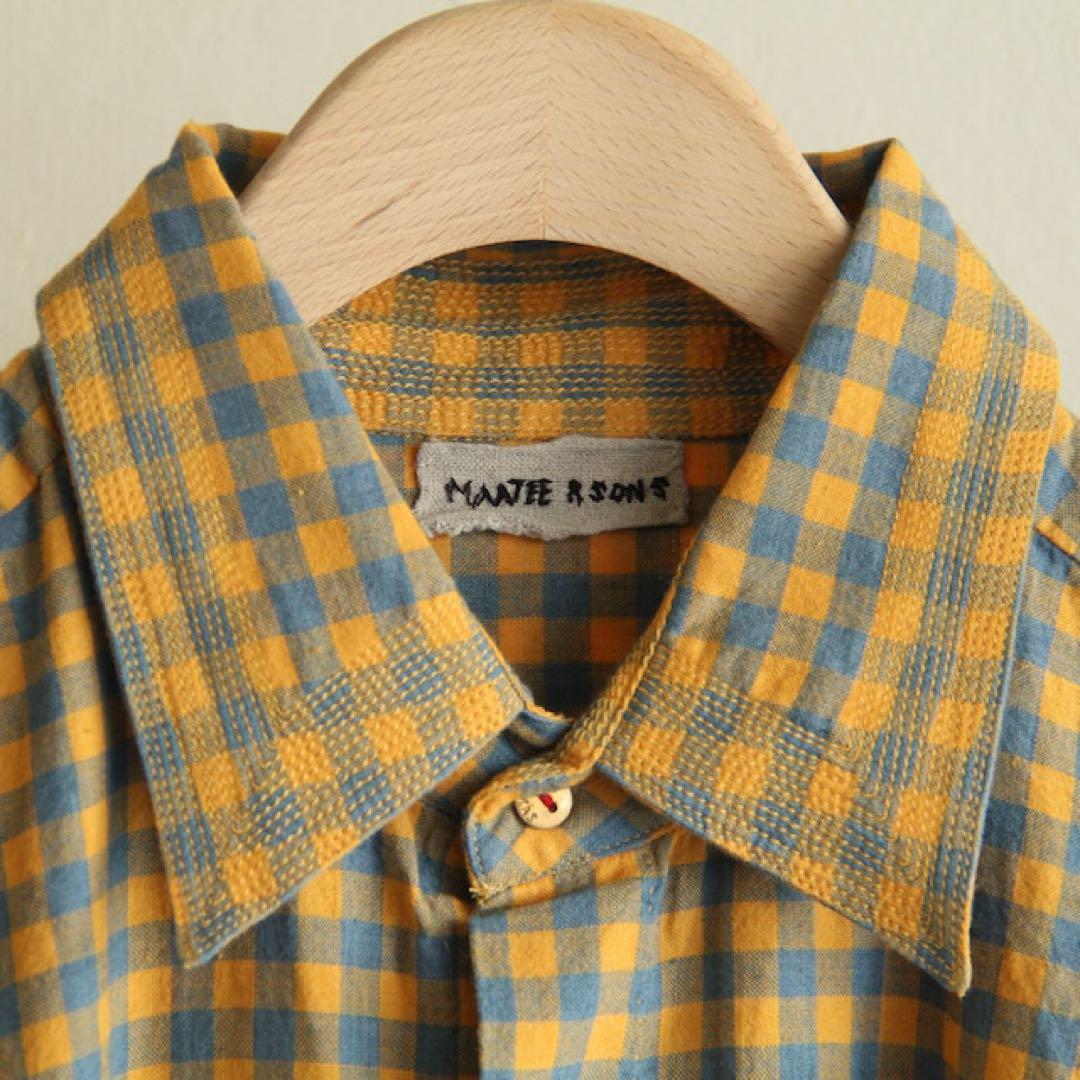 新品 MAATEE&SONS GUPTA KHADI COTTON CHECK 画像4