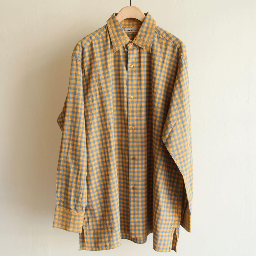 新品 MAATEE&SONS GUPTA KHADI COTTON CHECK 画像5