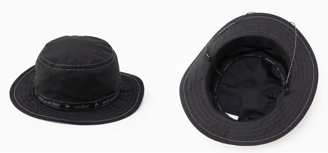 and wander JQ tape hat ジャガードテープハット