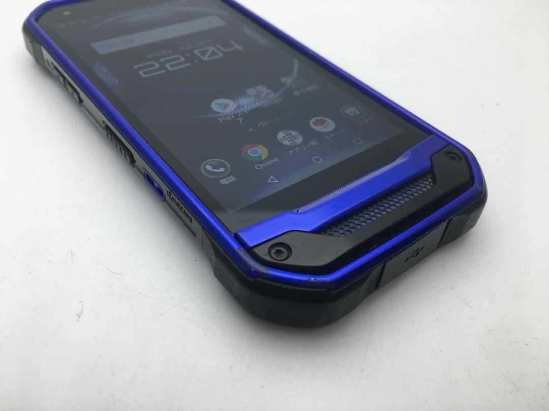 国産最安値 SIMフリー良品au京セラ TORQUE G03 KYV41 ブルー 2273 j7SaZ-m78795042375 格安新作