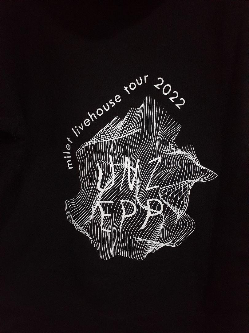 milet ミレイ UNZEPP ライブハウスツアー2022 パーカー 黒 L