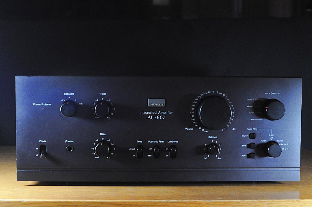 AU-607 SANSUI プリメインアンプ 修理・整備済み　動作品 AU-607 SANSUI プリメインアンプ 修理・整備済み 動作品 - メルカリ