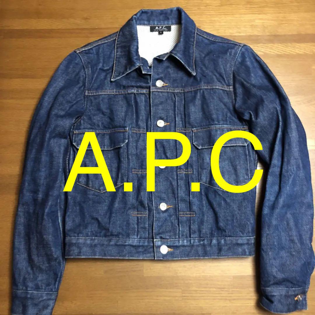 APC デニムジャケット メッシュ素材 サイズS