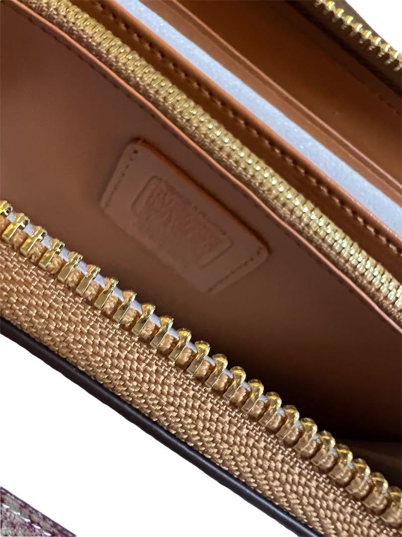 新品　COACH コーチ　長財布　スヌーピー　ウッドストック　ブラウン