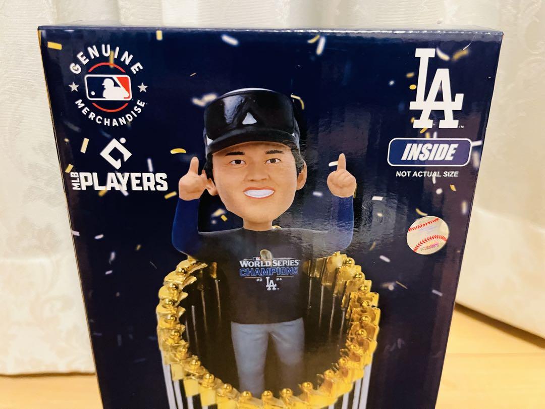 大谷翔平 WS2024Champ プレーヤーイントロフィー8インチボブルヘッド③