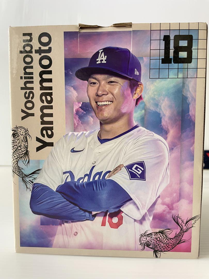 大谷翔平&山本由伸 ボブルヘッド人形&Toppsカードセット 野球
