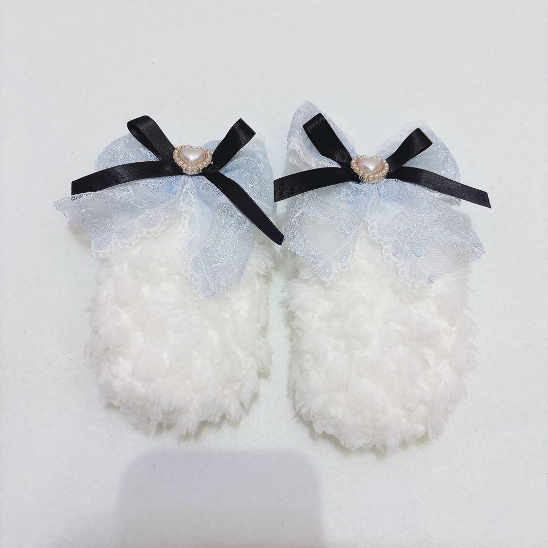 ♩様ご確認用♡ もこもこリボン　付け耳　コスプレ　推し活
