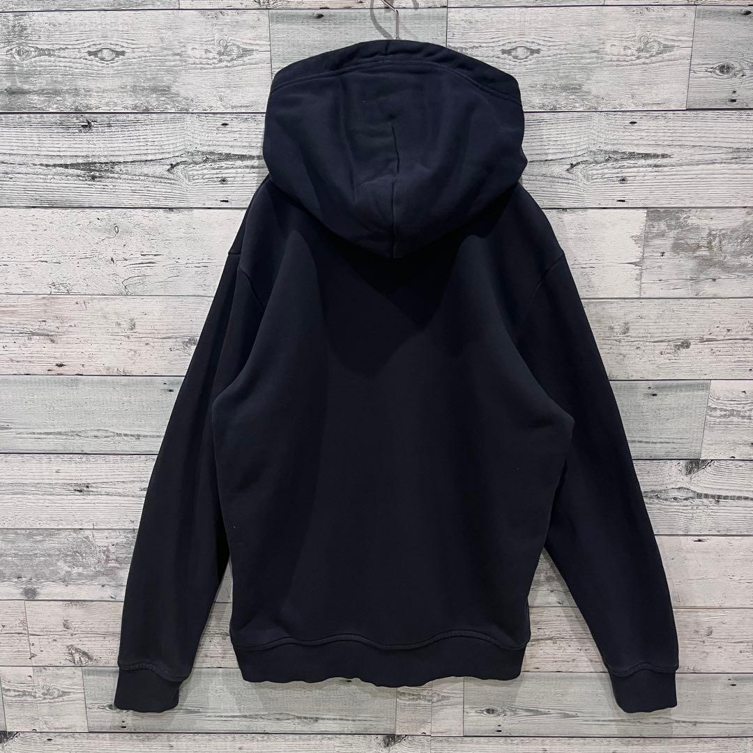 t87【人気】ディーゼル ビッグプリント ロゴ パーカー 希少 入手困難 一点物