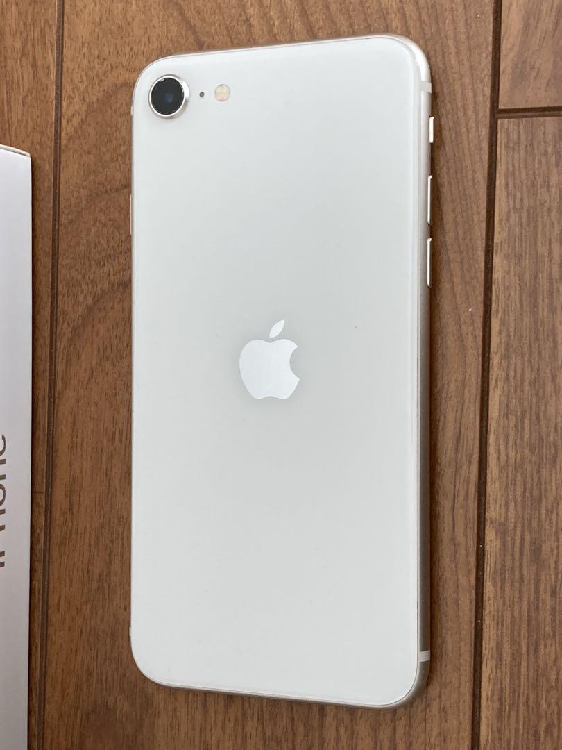Apple iPhone SE (第3世代) 白 64GB 98% 液晶新品交換