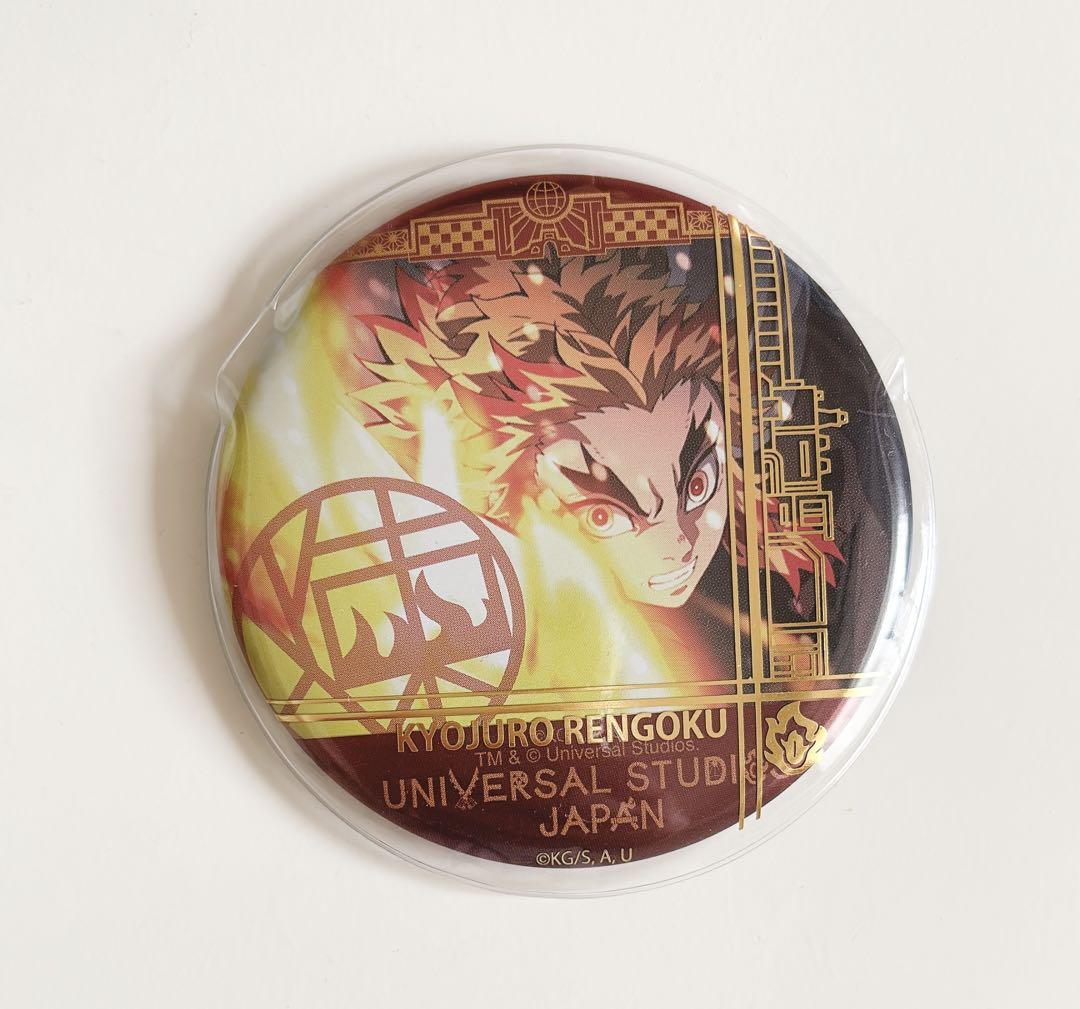 鬼滅の刃 ＵＳＪ 2021 コレクタブル缶バッジ　カバー、外袋付き 煉獄杏寿郎 鬼滅の刃 USJ 2021 コレクタブル缶バッジ カバー、外袋付き