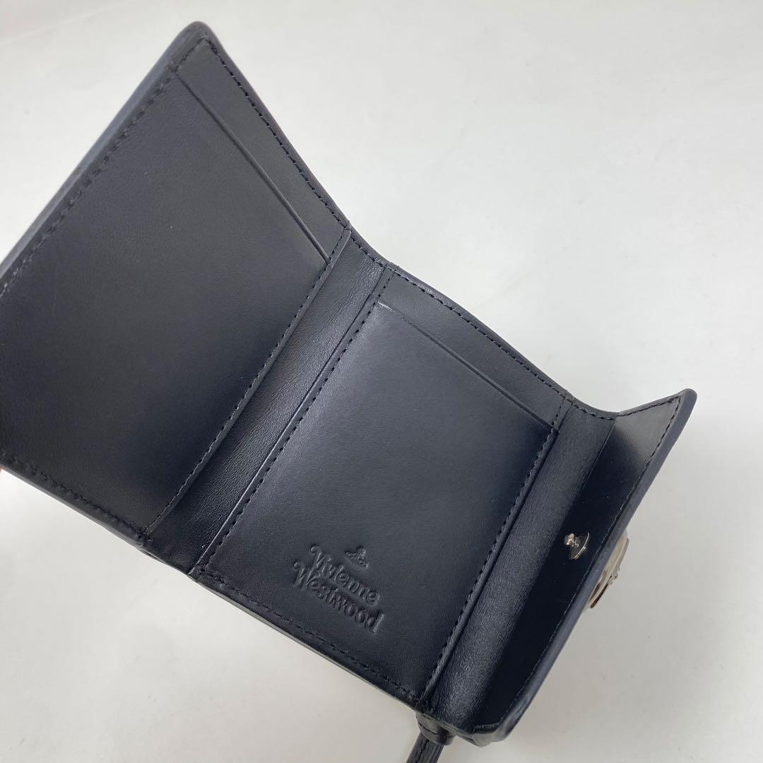 未使用 Vivienne Westwood 三つ折り財布 レオパード オーブ