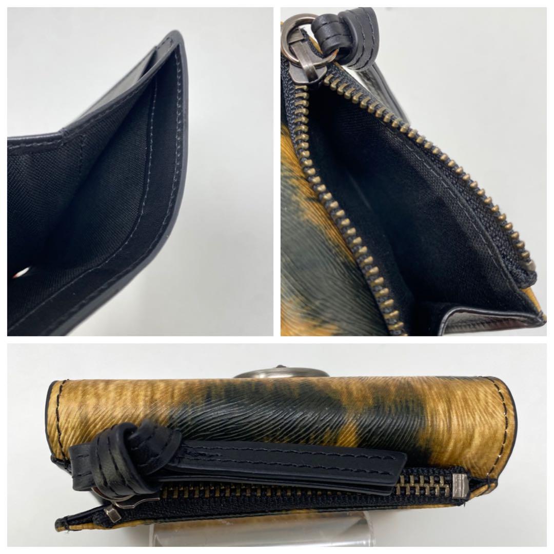 未使用 Vivienne Westwood 三つ折り財布 レオパード オーブ