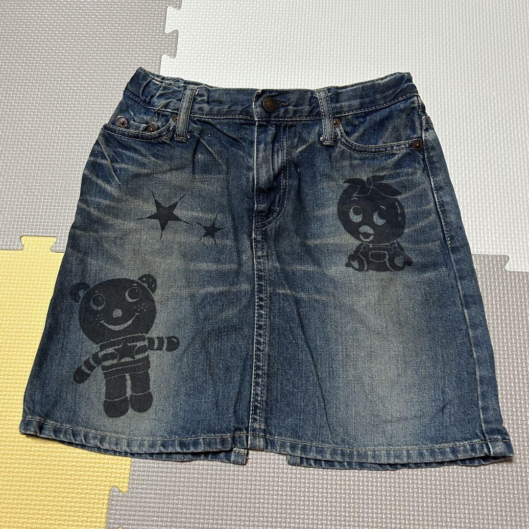 ヒステリックミニ 美品!パッチワークデニムスカート 140 140 ヒステリックミニ キャラクター デニムスカート - メルカリ