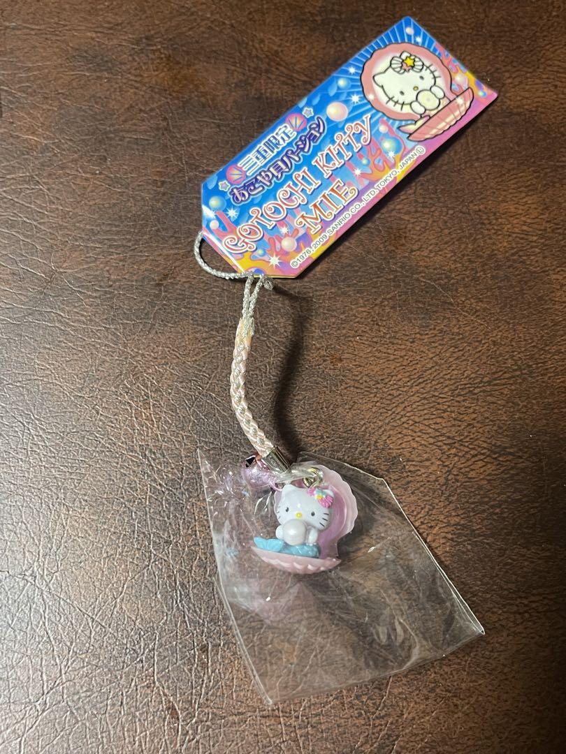 ご当地キティ♡三重限定キティちゃん根付け♡あこや貝バージョン♡ お*た様 三重限定 あこや貝バージョン Mie キティ根付けスト