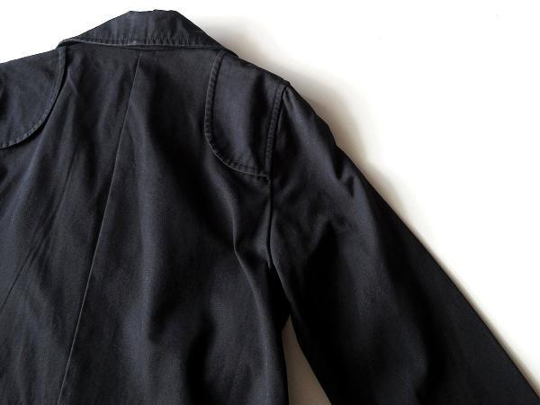 A.P.C. アーペーセー ベルト付 コットンツイル トレンチコート 36 黒