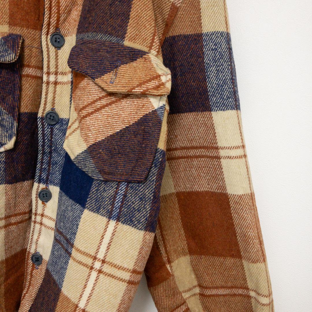 【JCPenny】70～80’ｓブロックチェックCPOジャケット B-3271
