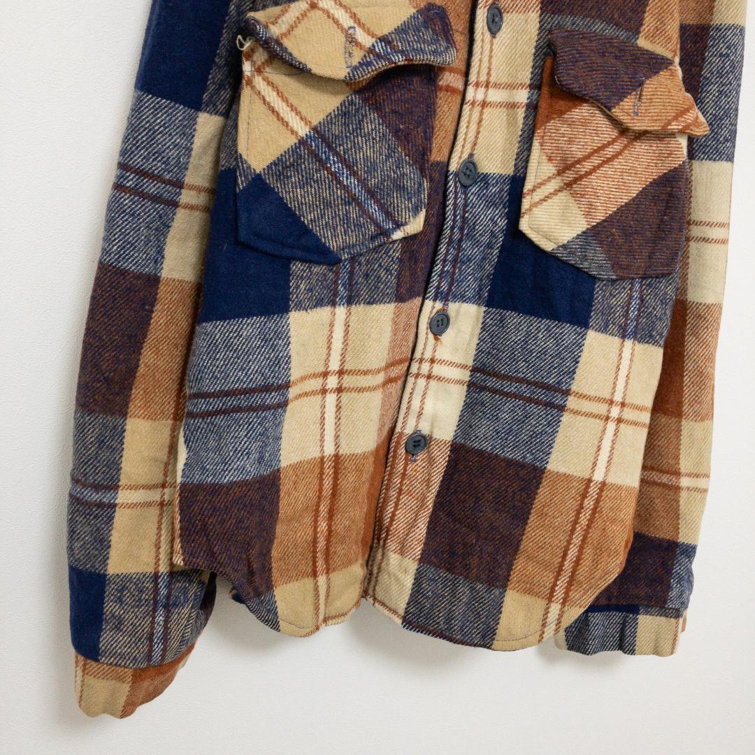 【JCPenny】70～80’ｓブロックチェックCPOジャケット B-3271