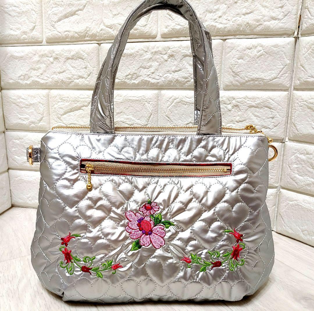 リクエスト＊ロラライハリス♡薔薇生地刺繍のバッグ♡4cm幅ショルダー付き リクエスト＊ロラライハリス♡薔薇生地刺繍のバッグ♡4cm幅