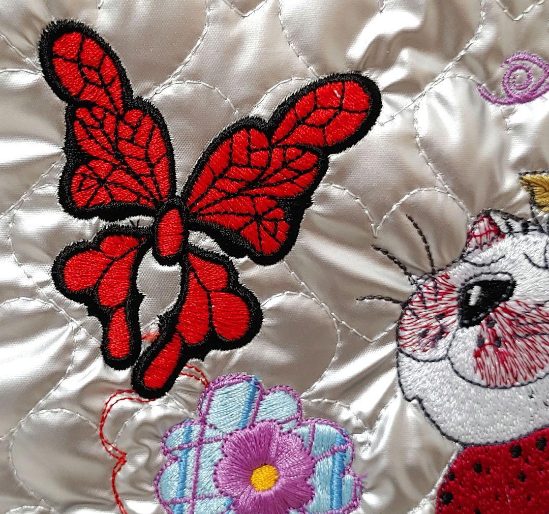 ロラライハリス　刺繍　ダブルバッグ　ショルダーバッグ