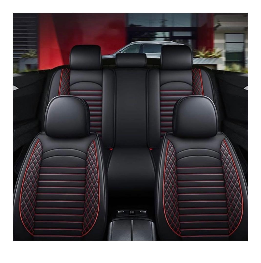 ハイエース 100系 レザー 運転席 助手席 2列目 前後席セット 被せるだけ