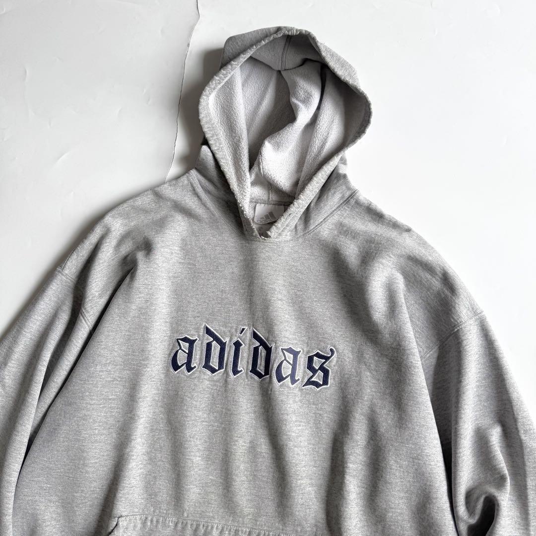 90s 00s adidas old english パーカー スウェット レア - メルカリ