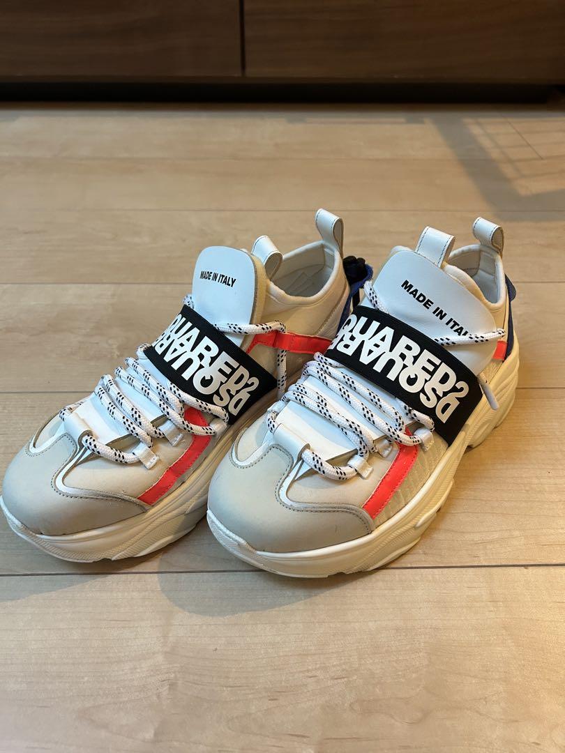 ディースクエアード DSQUARED2 レディース 靴 スニーカー ロゴ ネオン 画像2