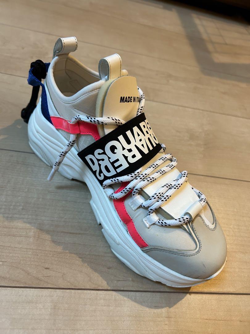 ディースクエアード DSQUARED2 レディース 靴 スニーカー ロゴ ネオン 画像3