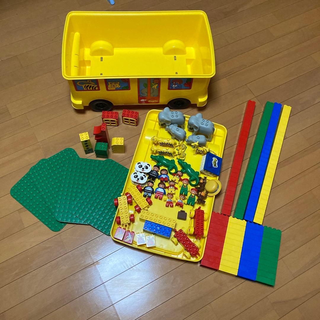 レア！LEGO レゴ　デュプロ　大量ブロックセット　収納バスボックス付き