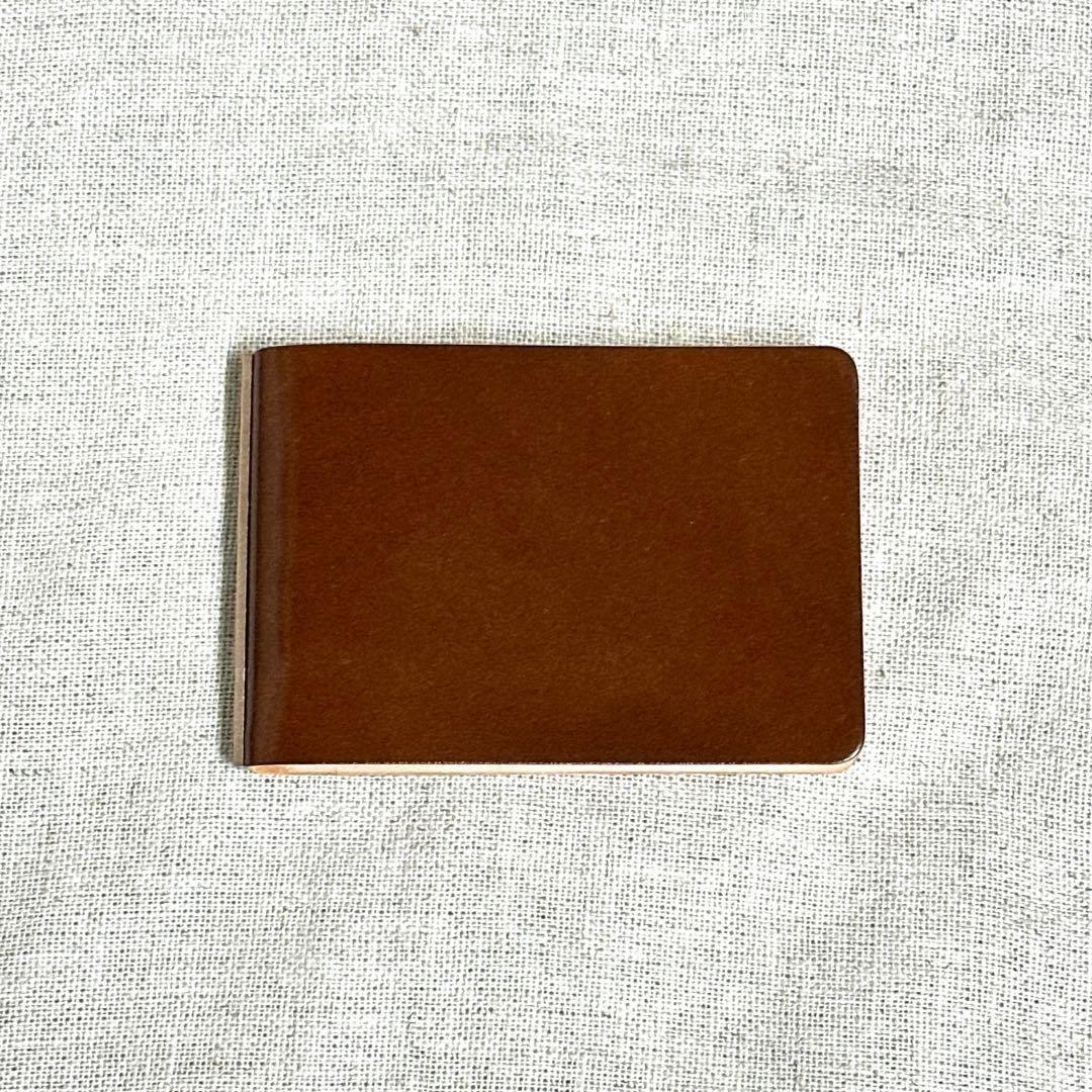 プロッター PLOTTER コードバン 3穴リングレザーバインダー ブラウン♥に近い
