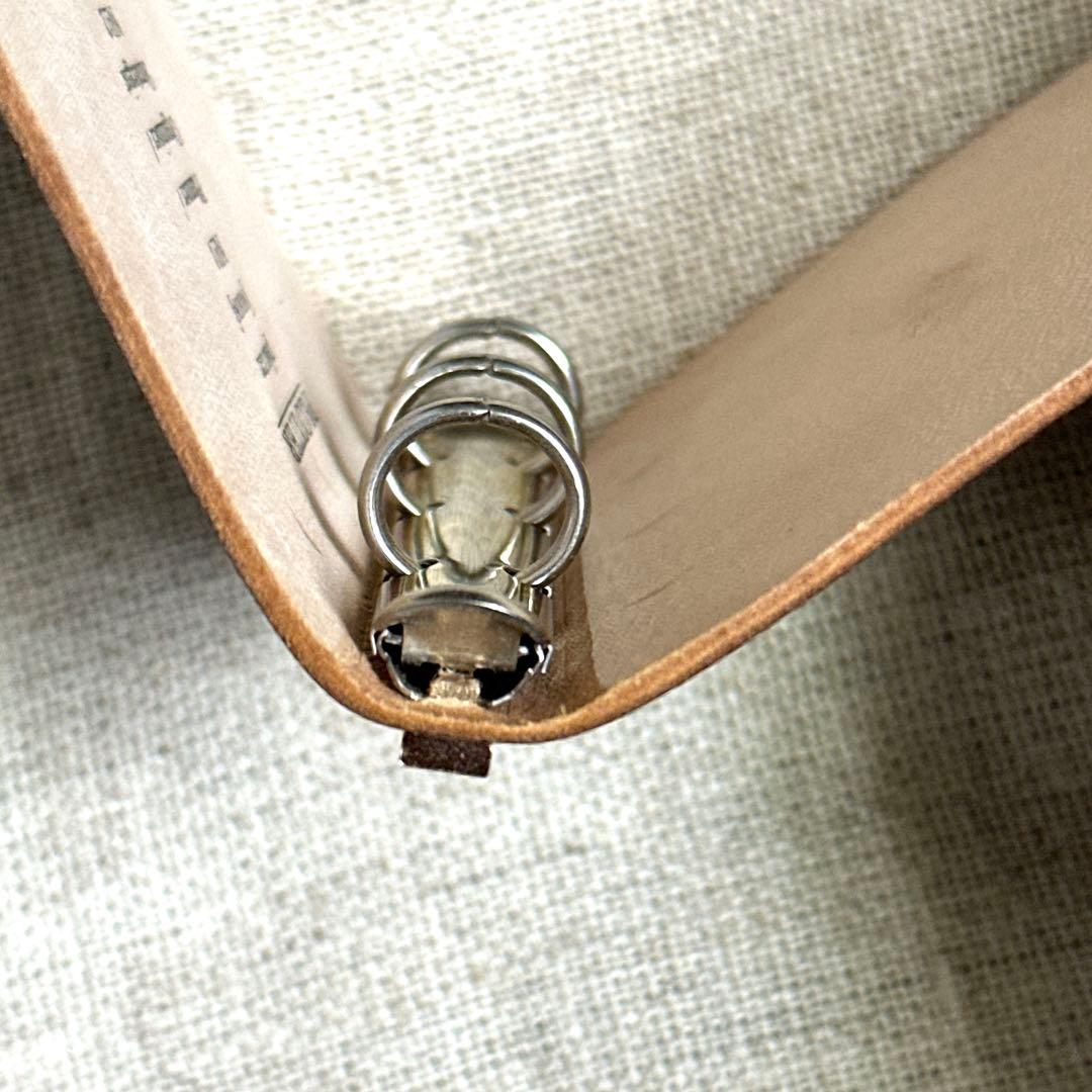 コードバン 3穴リングレザーバインダー