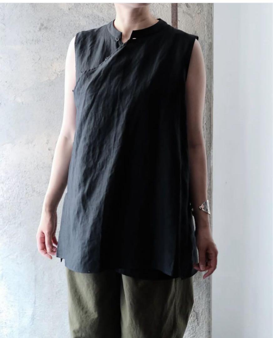 SP（エシュペー） LINEN /HUE BLOUSE NO SLEEVE